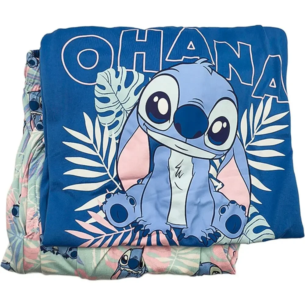 Disney Stitch Ohana 2-Piece Soft Pajama Set T-Shirt/Pants Women's Medium NWOT - Picture 6 of 9